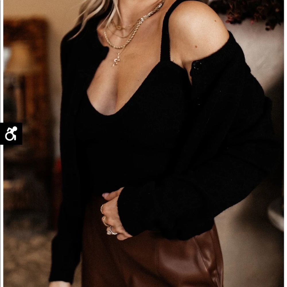 BRAND NEW sweater tank and cardigan set from Bohme